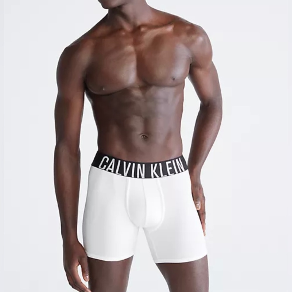 Calvin Klein Men's Underwear Intense Power Boxer Briefs Size Medium White
